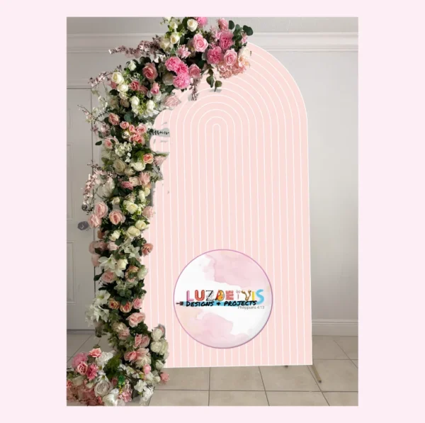 Flower Arrangements Setup for Arch - Image 6