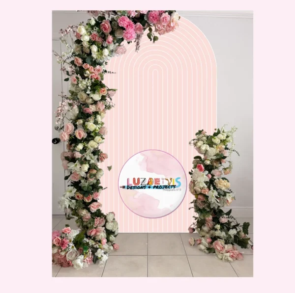 Flower Arrangements Setup for Arch - Image 7